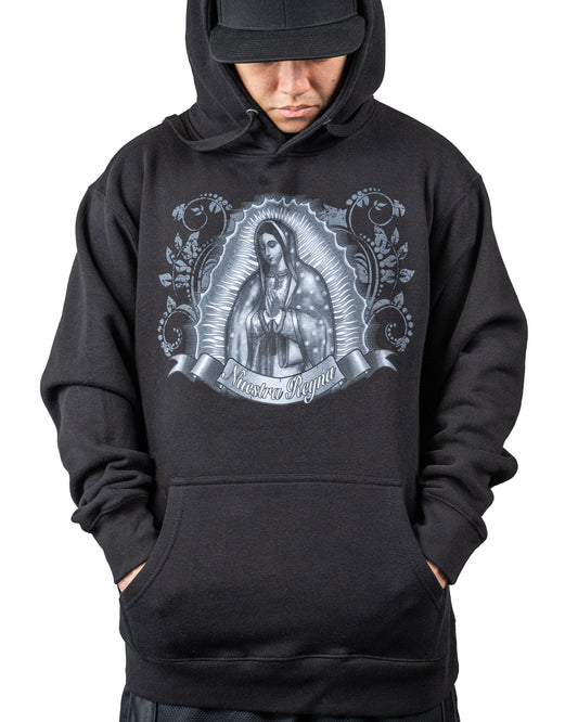 YJ Street Graphic Hoodie - VIRGEN DE GUADALUPE Hoodie