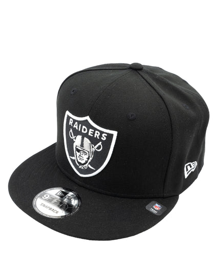 New Era 9Fifty Authentic Las Vegas Raiders Black & White Basic Snapback