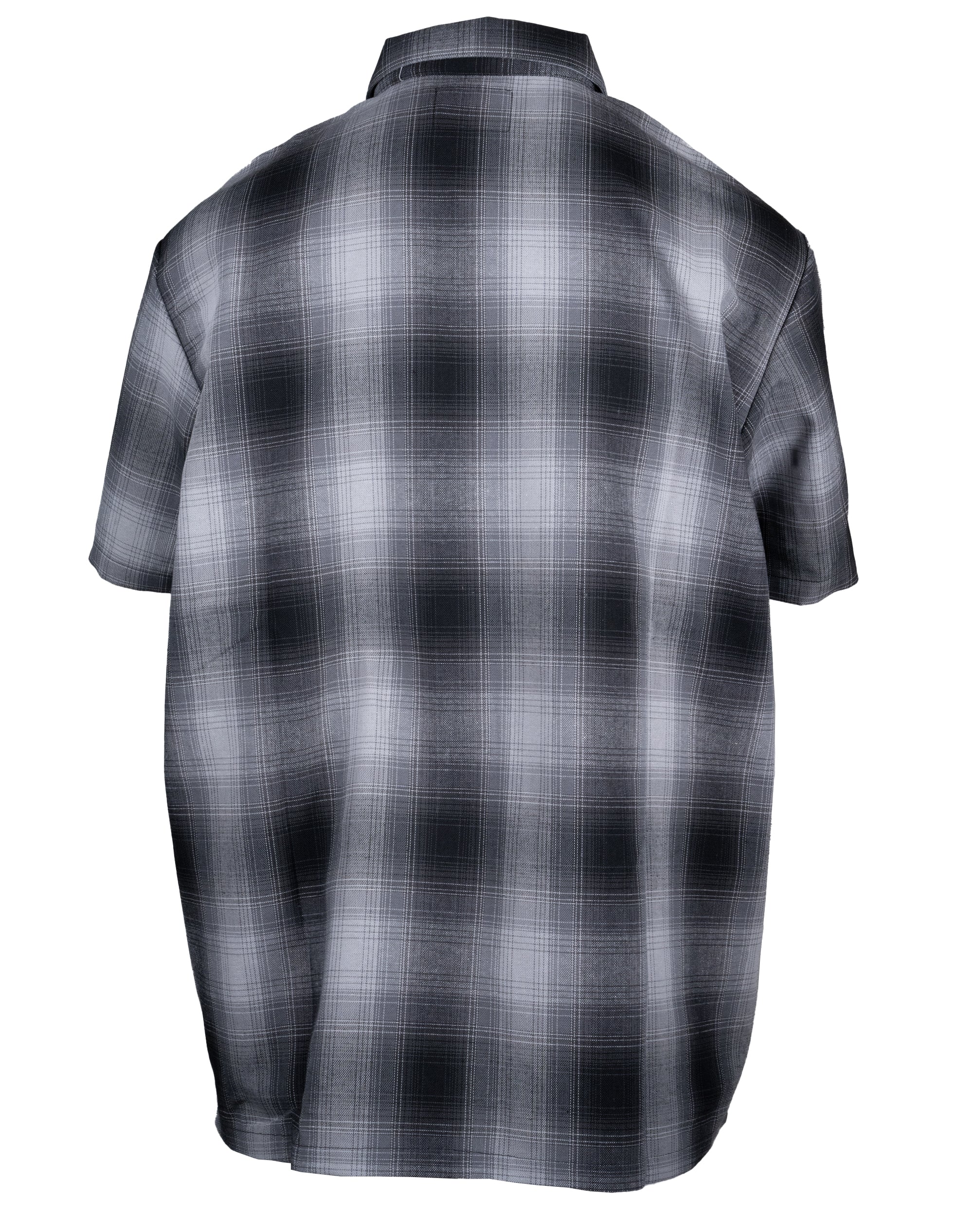 【SATIIIZ】Kaylee Checkered Short-Sleeved Shirt FB County Short Sleeve Checker Zip Shirt – YJ Street
