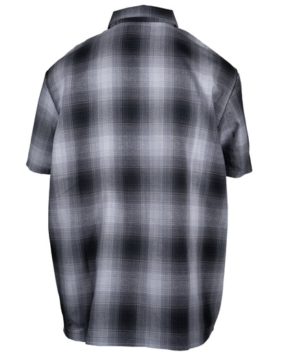 FB County Short Sleeve Checker Zip Shirt