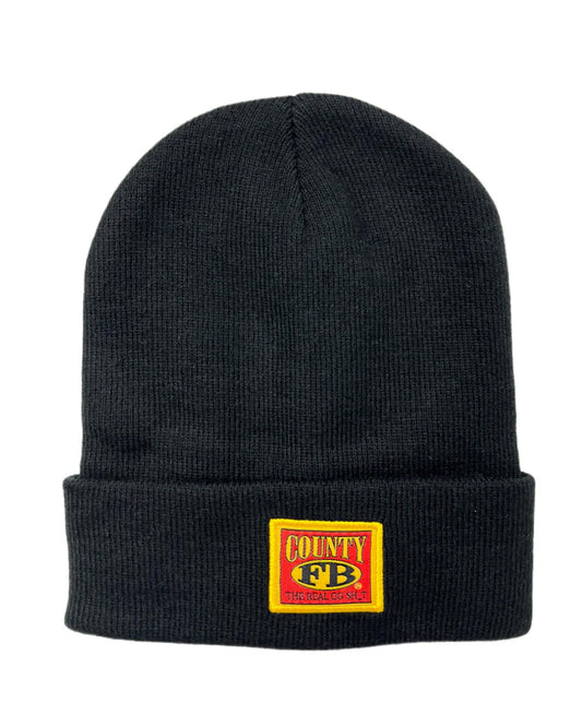 FB County Embroidery Logo Beanie