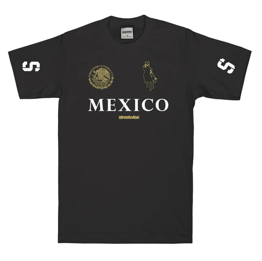 Streetwise Narco Polo T Shirt Black