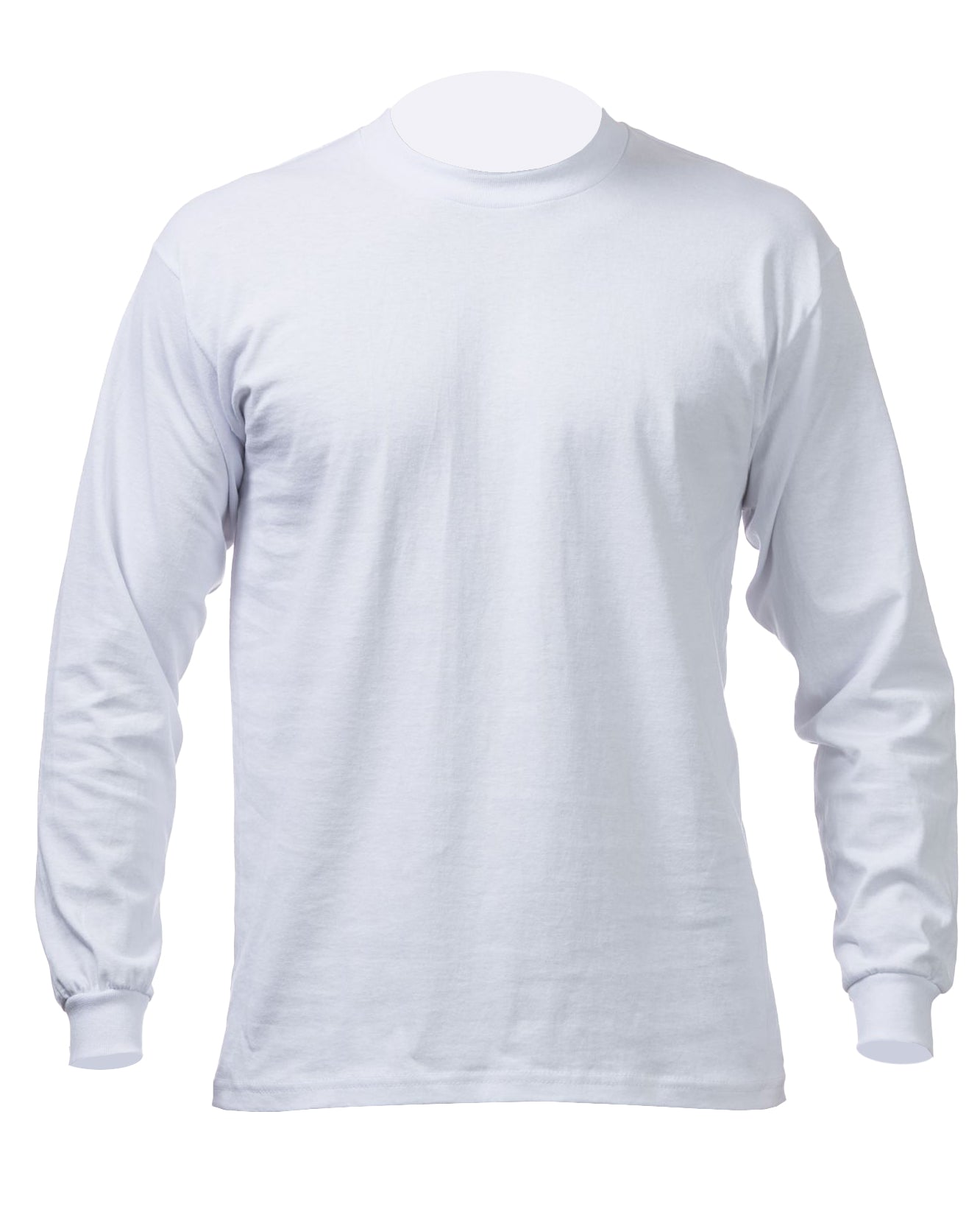 Pro Club Men's Heavyweight Cotton Long Sleeve Crew Neck T-Shirt