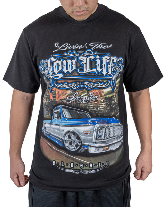 YJ Street Graphic Tee - Living The Low Life Low & Slow